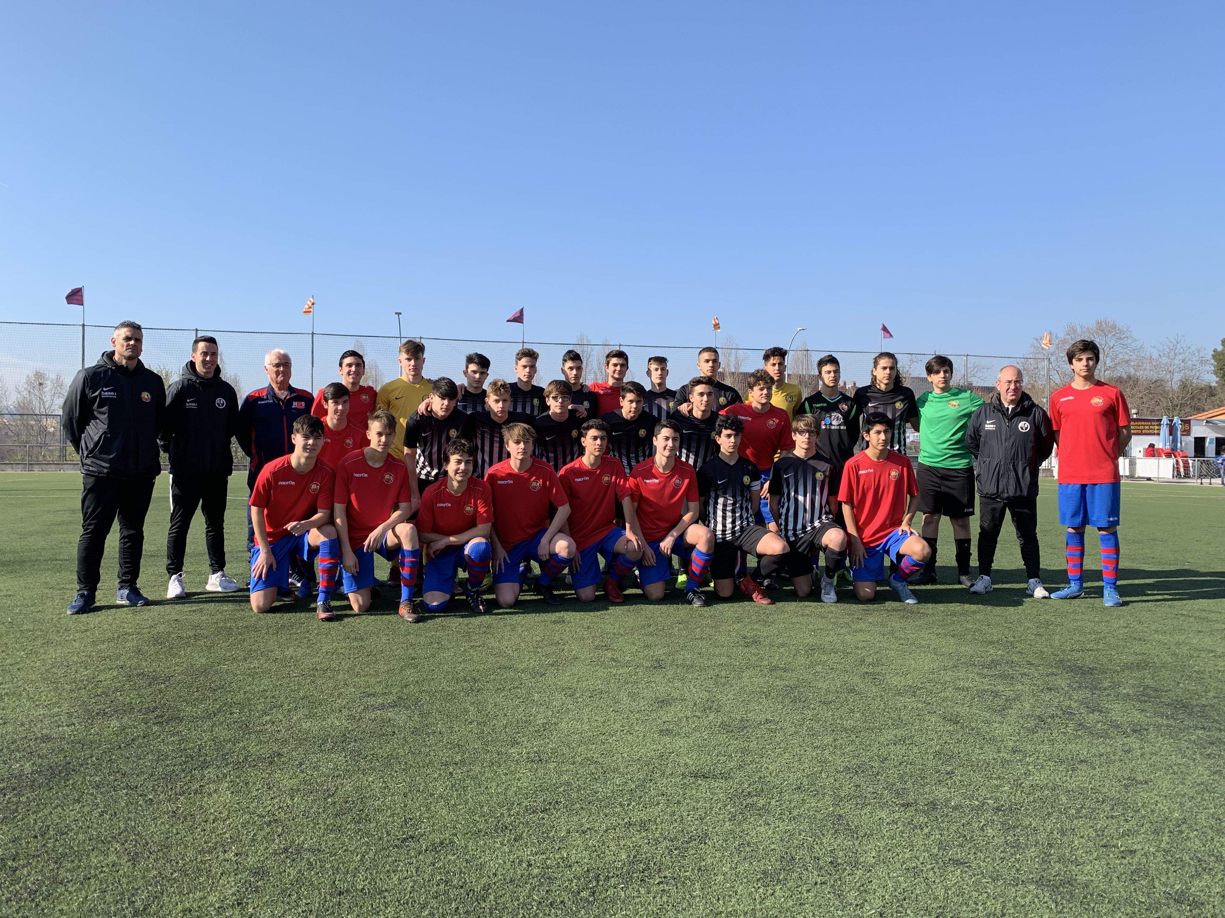 El segon i últim Memorial Álex García Lacianas ha enfrontat els equips juvenil A de la Penya Blaugrana Sant Cugat-Escola de Futbol Hristo Stoichkov i el cadet A de la UFB Jábac i Terrassa. FOTO: Àlex López Puig