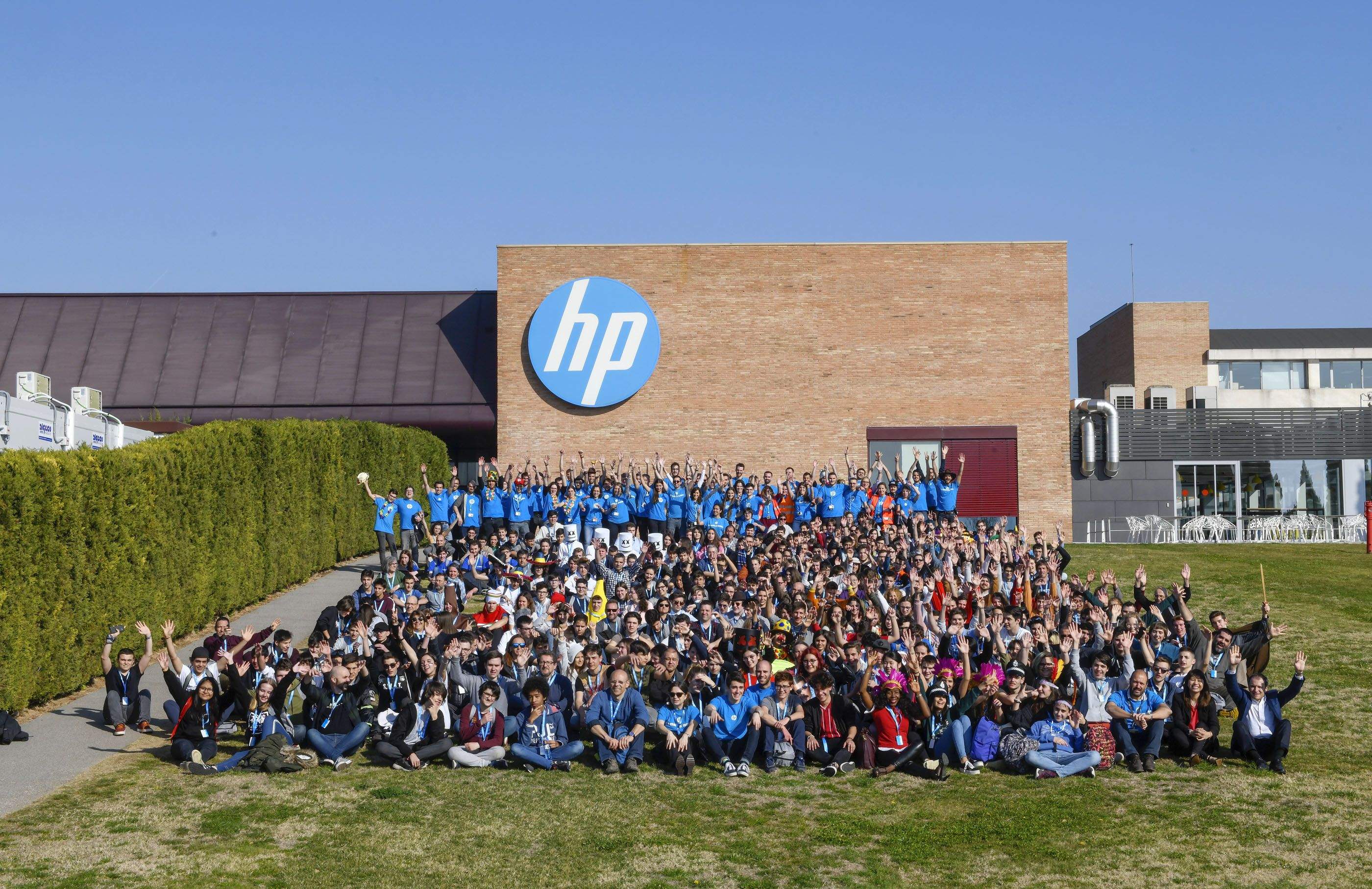 Foto de família de l'HP CodeWars 2019. FOTO: Cedida