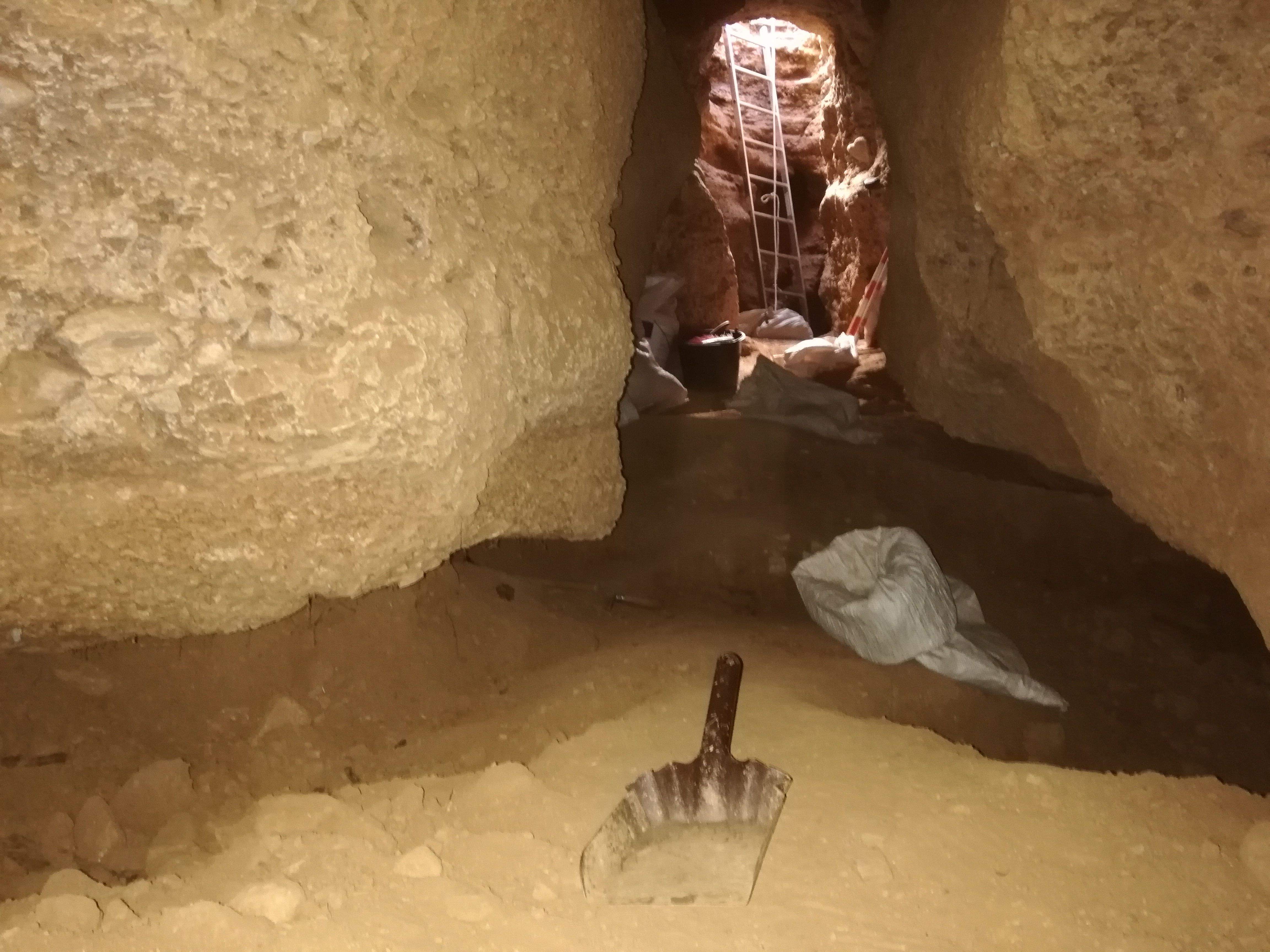 Interior de la cova de Torre Negra FOTO: Cedida