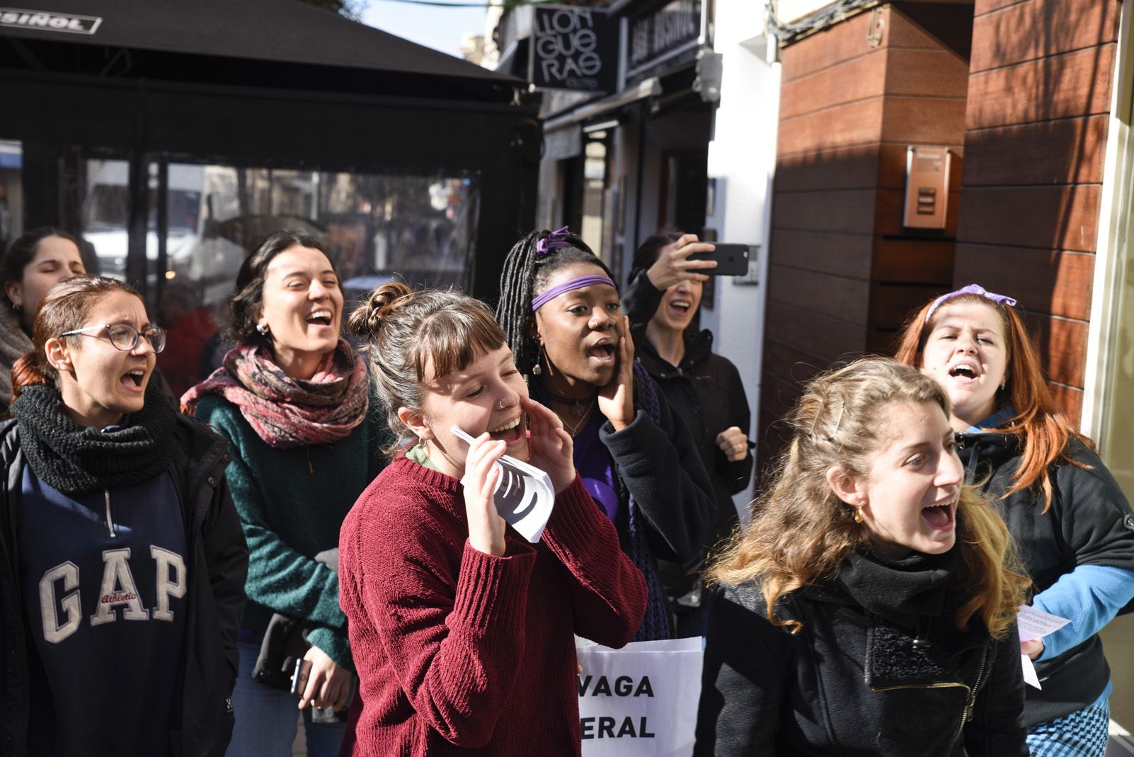 Vaga Feminista del 8 de Març. Foto: Bernat Millet.