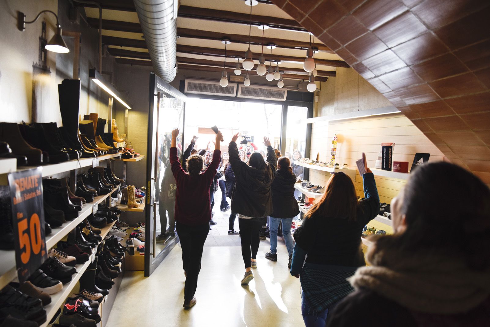 Vaga Feminista del 8 de Març. Foto: Bernat Millet.