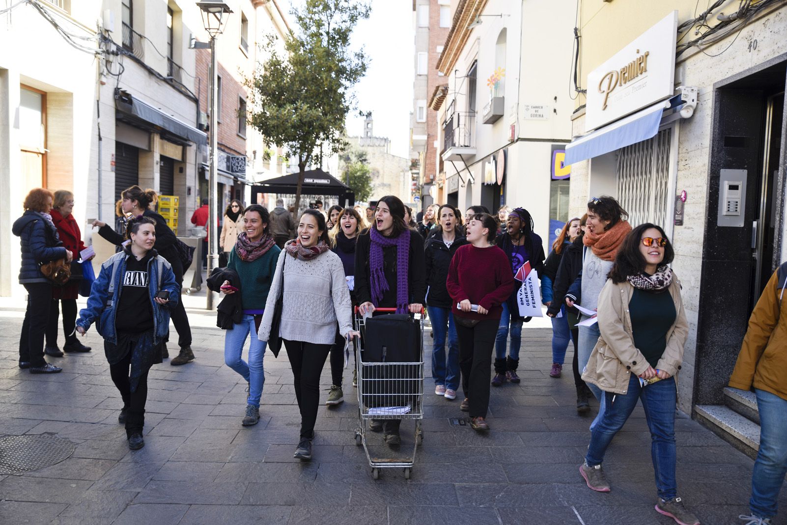 Vaga Feminista del 8 de Març. Foto: Bernat Millet.