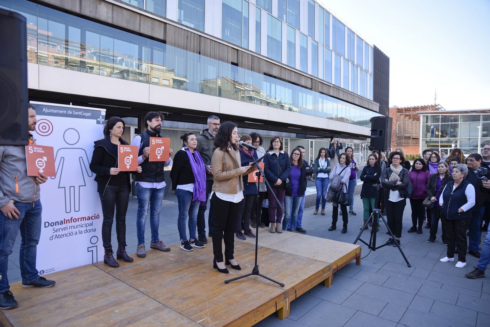Manifest per la Vaga Feminista del 8 de Març. Foto: Bernat Millet.