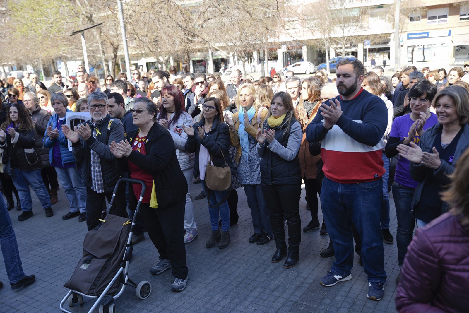Manifest per la Vaga Feminista del 8 de Març. Foto: Bernat Millet.