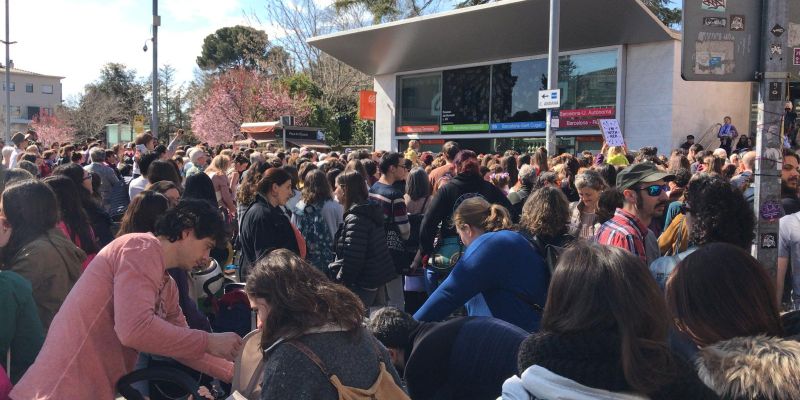 manifestacio vaga feminista sant cugat