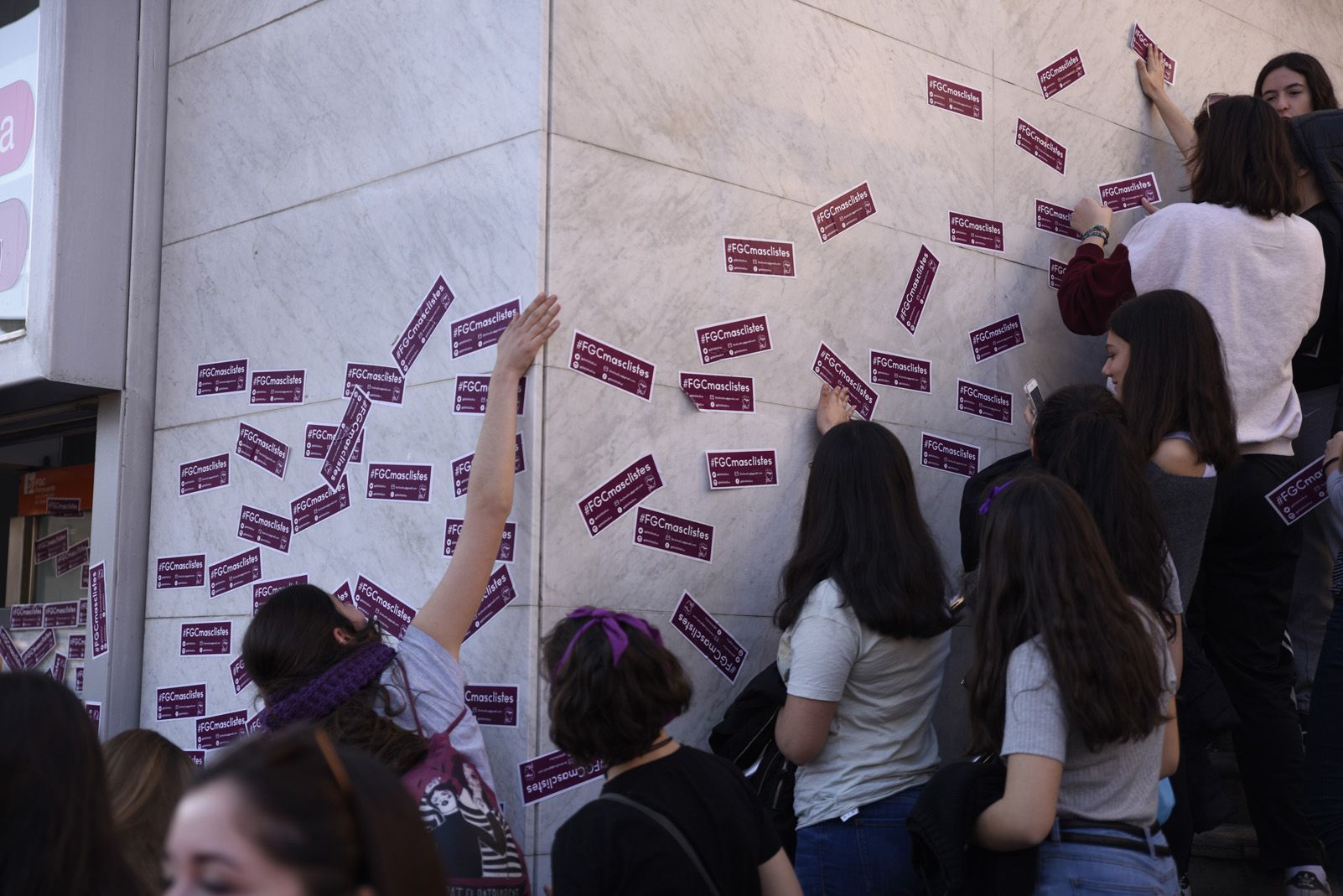 Manifestació Feminista del 8 de Març. Foto: Bernat Millet.