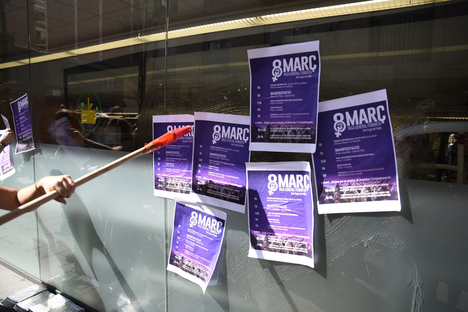 Manifestació Feminista del 8 de Març. Foto: Bernat Millet.