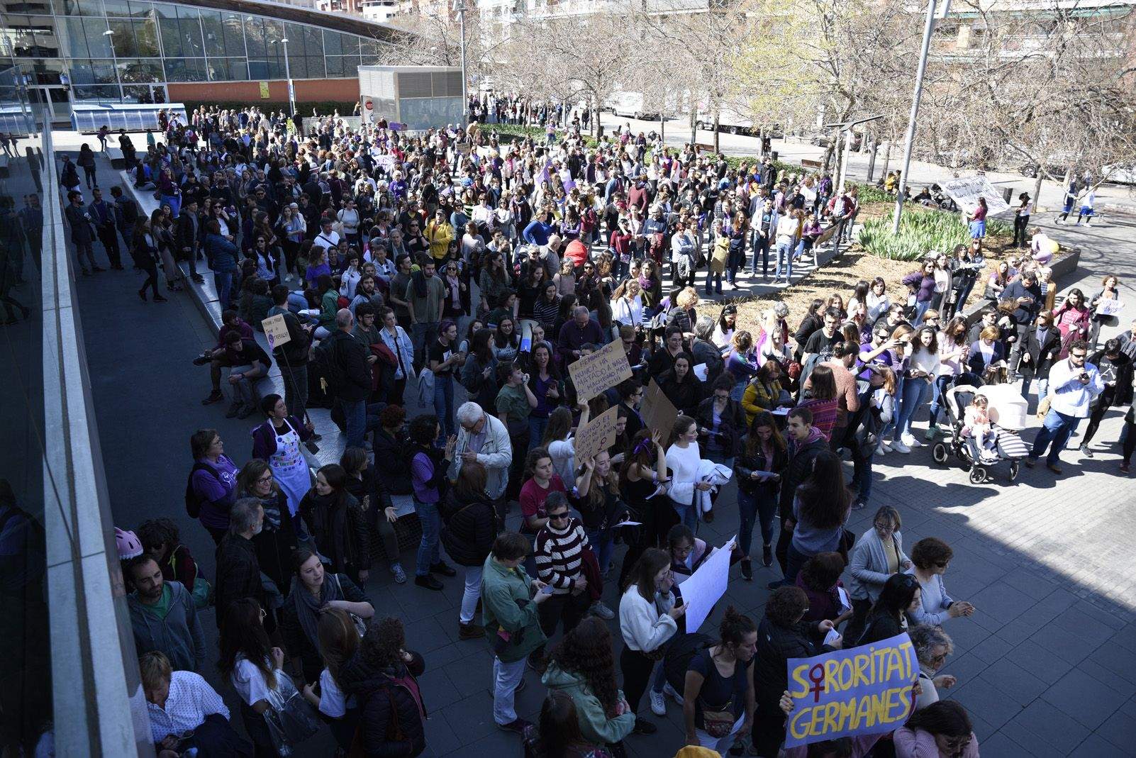 Manifestació Feminista del 8 de Març. Foto: Bernat Millet.