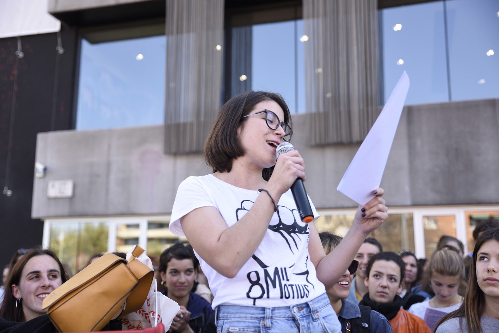 Manifestació Feminista del 8 de Març. Foto: Bernat Millet.