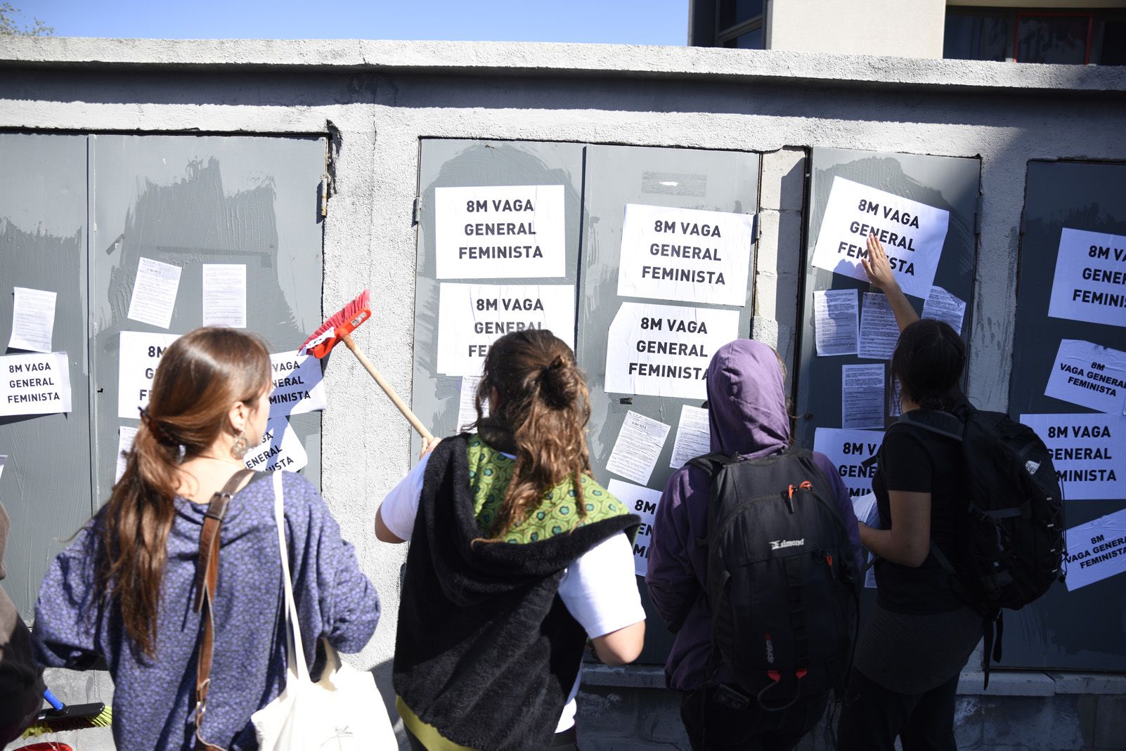 Manifestació Feminista del 8 de Març. Foto: Bernat Millet.