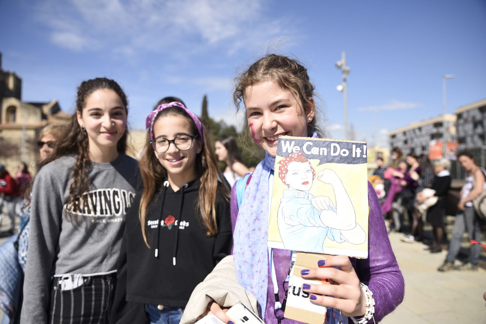 Manifestació Feminista del 8 de Març. Foto: Bernat Millet.