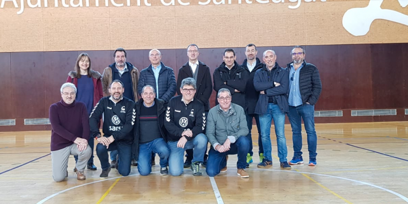 Nova Junta Directiva del Club Handbol Sant Cugat. FOTO: Cedida