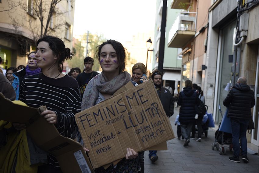 Cercavila de la Vaga Feminista del 8 de Març. Foto: Bernat Millet.