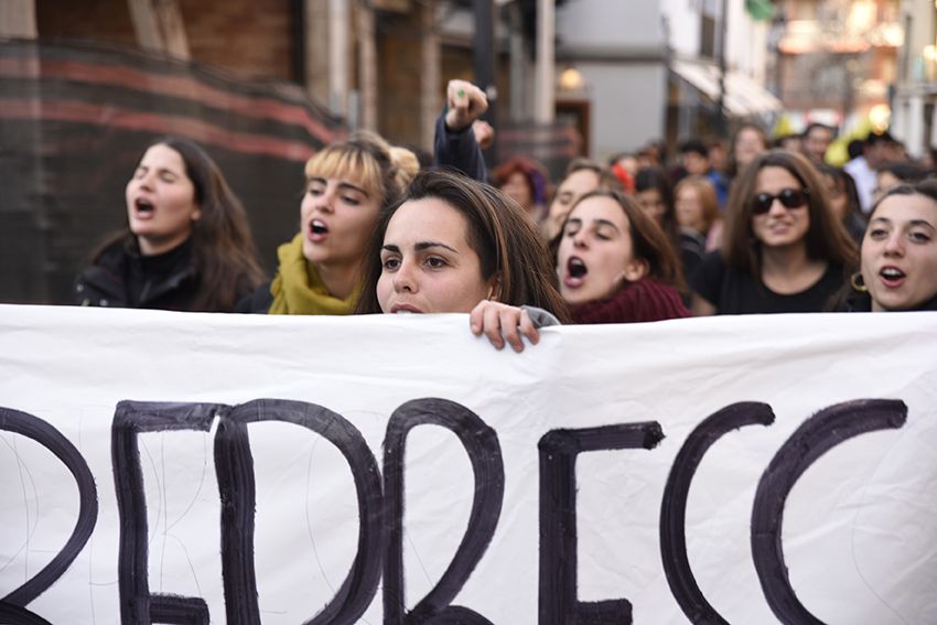 Cercavila de la Vaga Feminista del 8 de Març. Foto: Bernat Millet.
