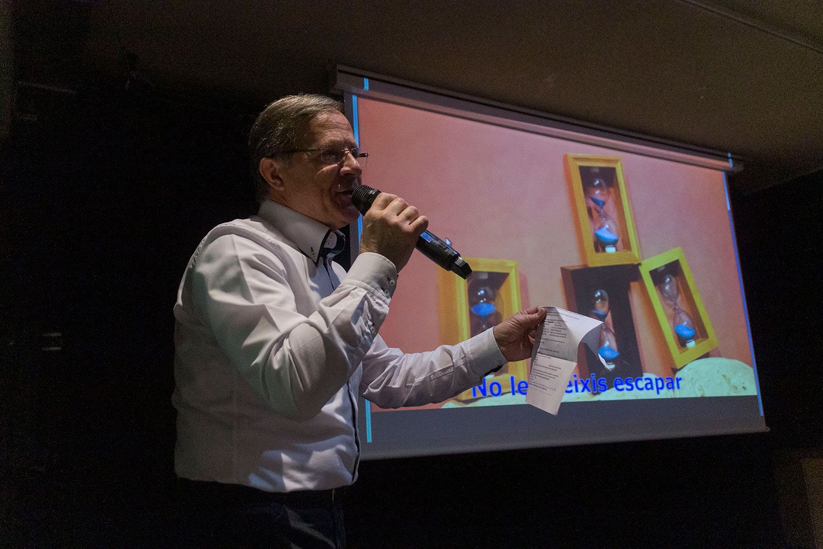 Celebració de l'aniversari del Banc del Temps. FOTO: Paula Galván