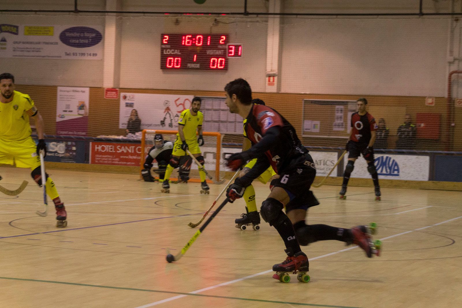 Partit de lliga PHC Sant Cugat - CE Vendrell. FOTO: Paula Galván