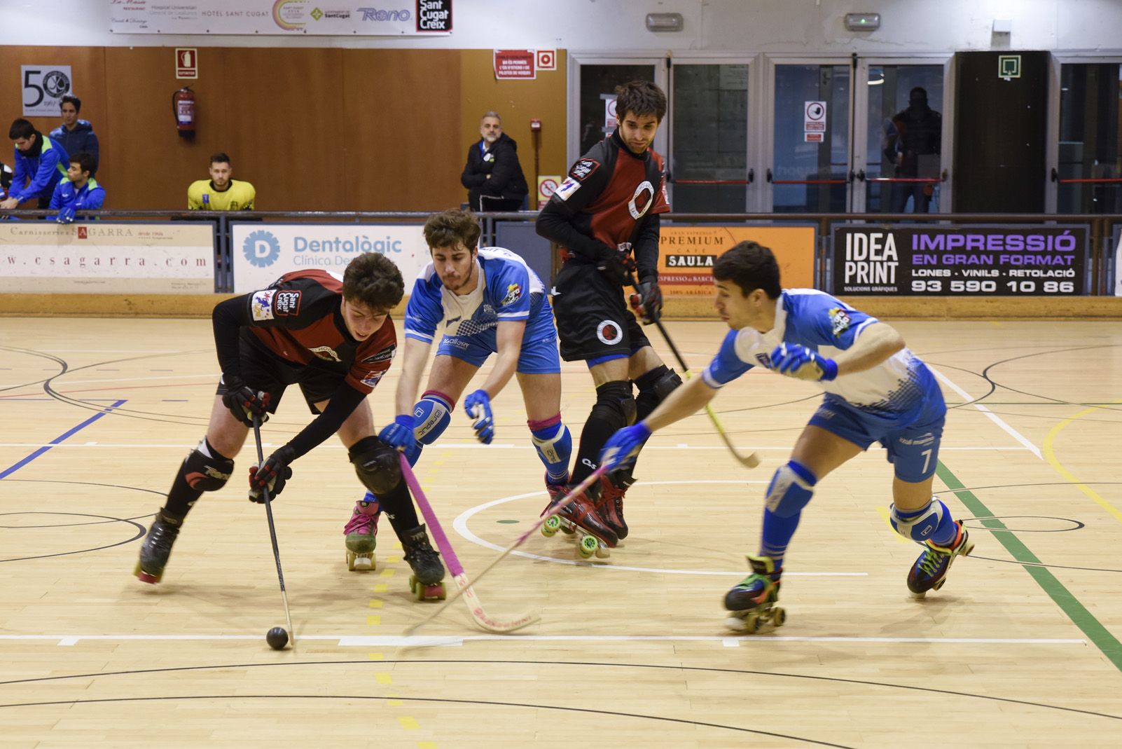 El PHC Sant Cugat visitarà el Recam Làser CH Caldes en la pròxima jornada de l'OK Lliga. FOTO: Arxiu