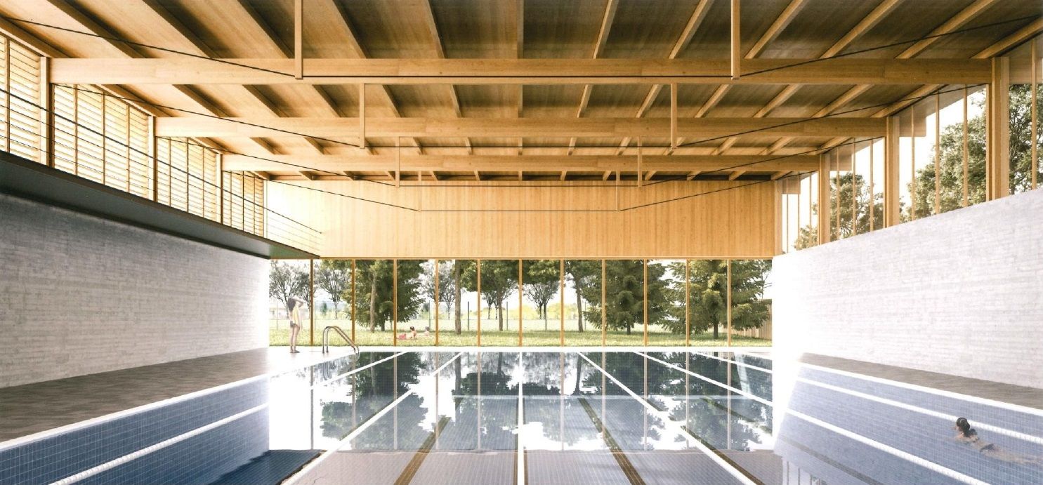 Imatge del projecte guanyador de la piscina de Mira-sol. FOTO: Cedida