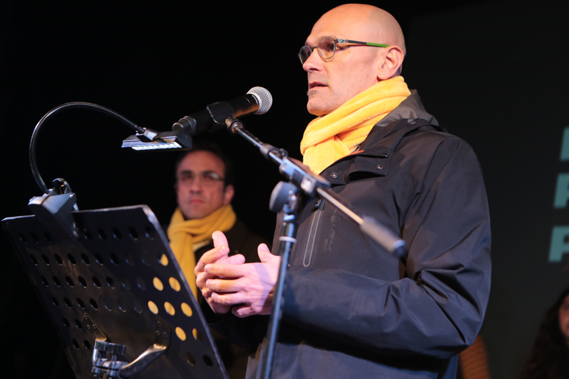Raül Romeva, en un acte de campanya electoral per les eleccions catalanes de 2017 a Sant Cugat FOTO: Artur Ribera