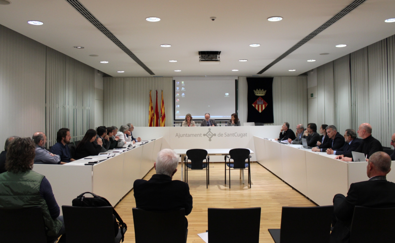El Consell Plenari de l'Associació Àmbit B-30, a Sant Cugat FOTO: Cedida