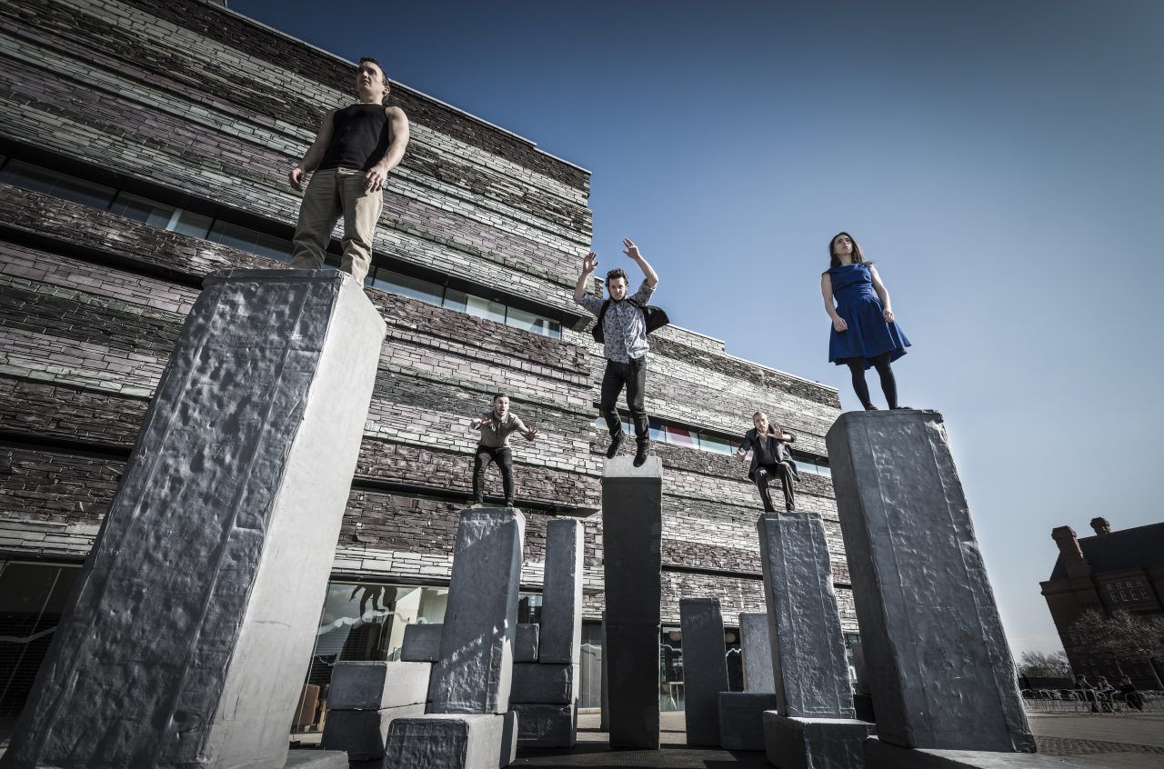 L'spectacle 'Block' es podrà veure a la plaça de l'U d'Octubre. FOTO: Cedida