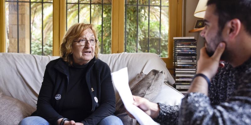 Entrevista amb Marta Pessarrodona. FOTO: Bernat Millet