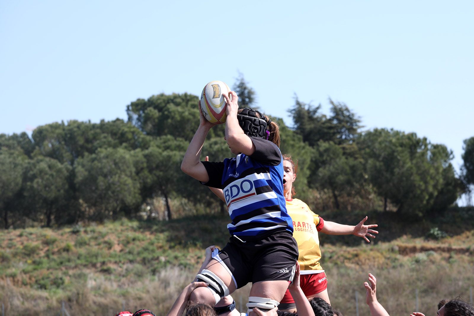 Promoció d'ascens: CR Sant Cugat-XV Rugby Múrcia. Foto: Lali Álvarez