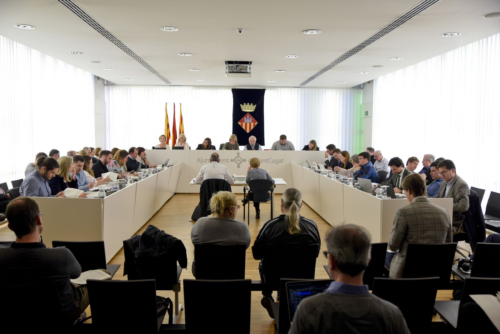 Ple municipal del mes de març. FOTO: Bernat Millet