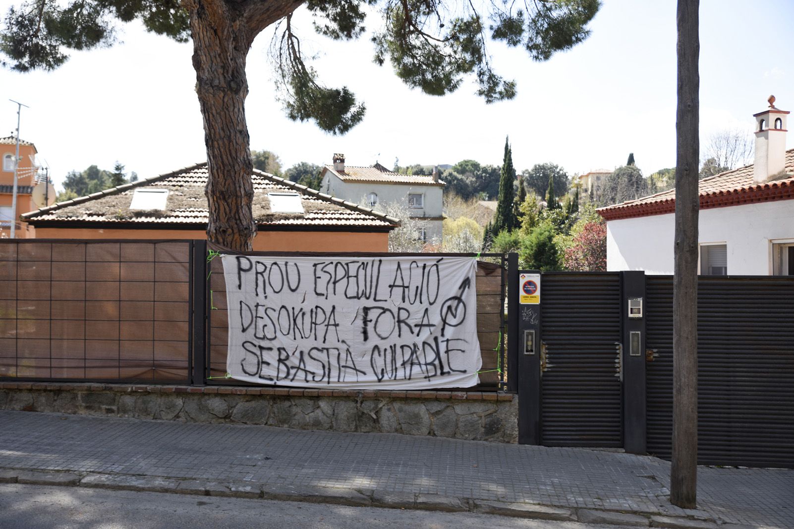 La casa ocupada de Valldoreix FOTO: Bernat Millet