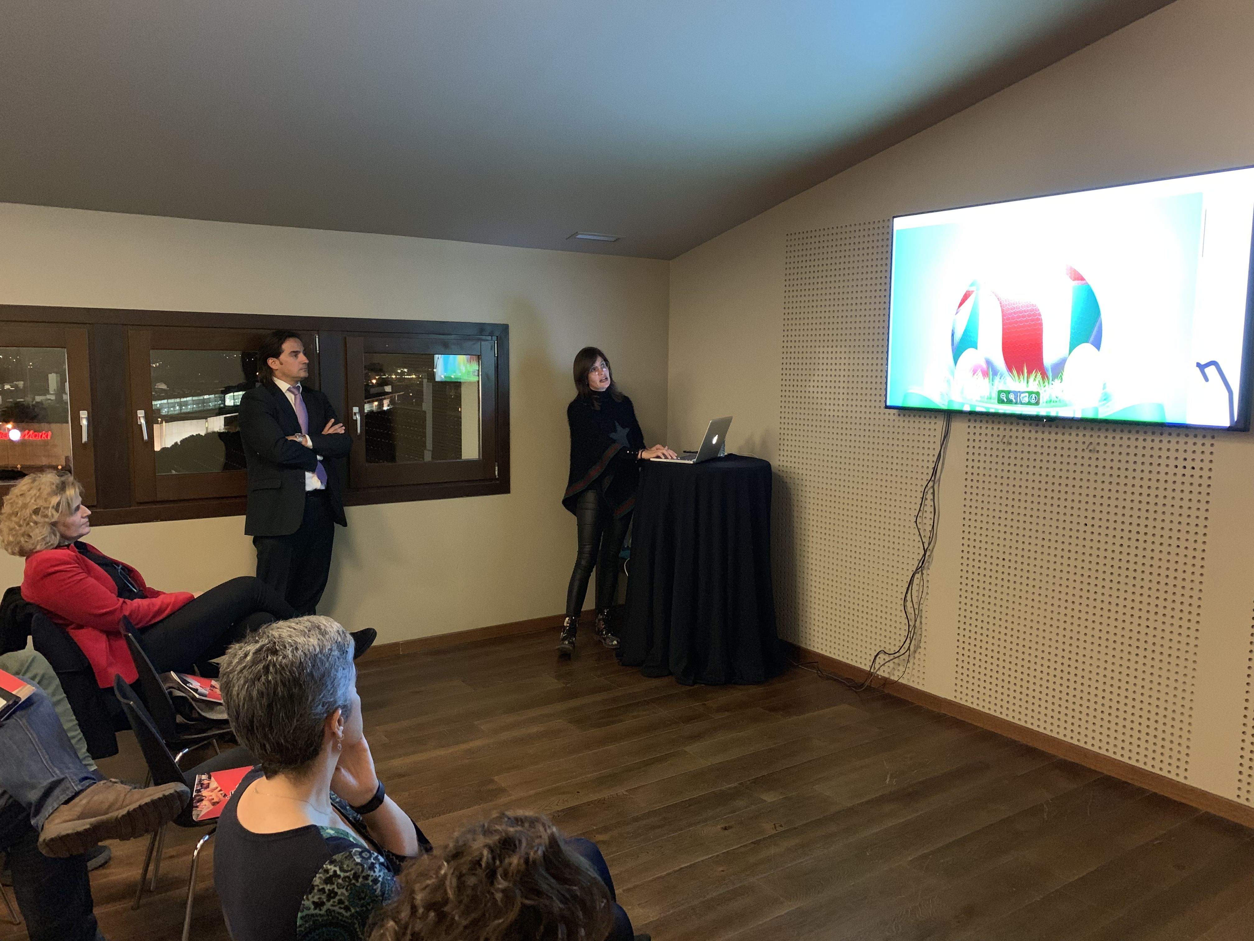 S'ha presentat en societat el nou web i el pla de patrocini del Club Voleibol Sant Cugat. FOTO: Àlex López Puig