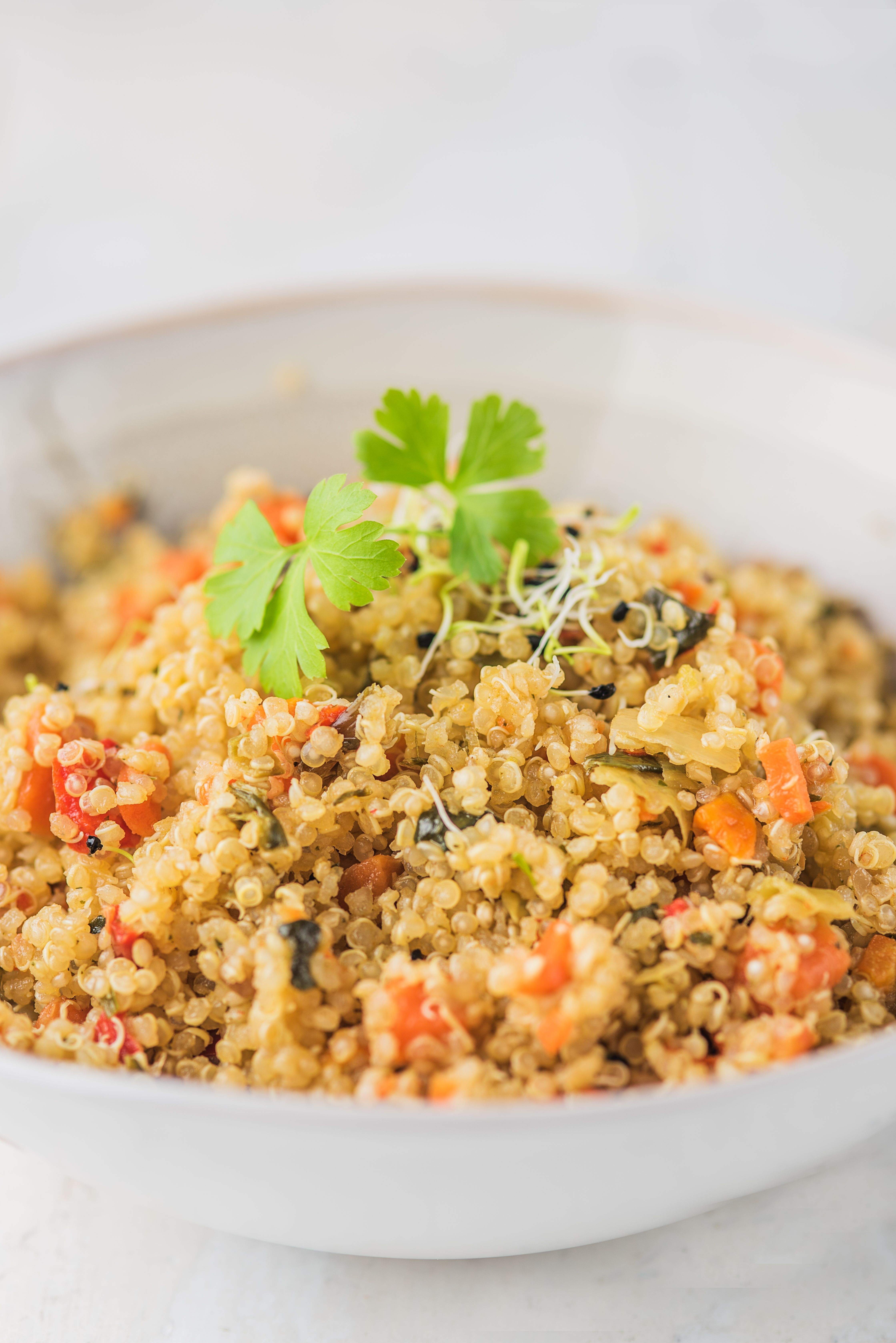 Pel seu alt nivell en proteïnes vegetals, la quinoa és una font molt bona per completar la dieta vegana FOTO: Cedida