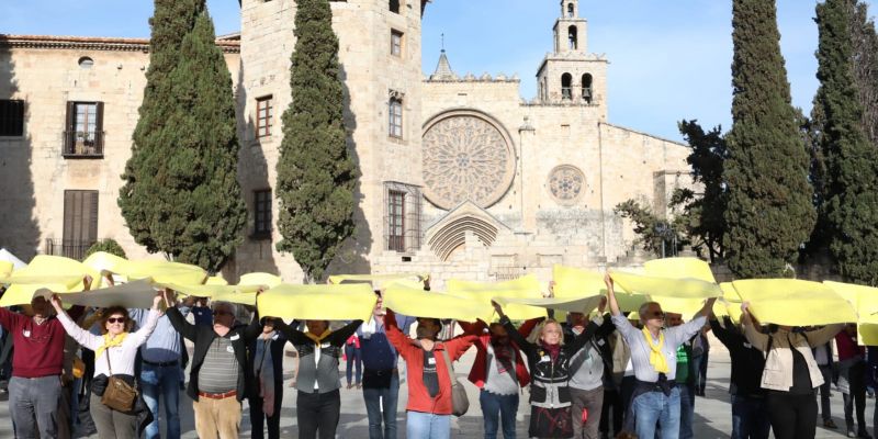 El mosaic, a peu de carrer. FOTO: Lali Álvarez