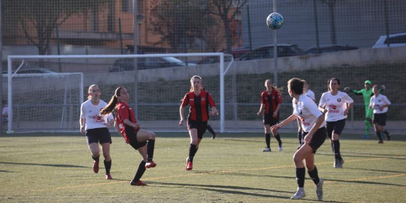 Les santcugantenques han estat dominades durant la segona part. FOTO: Lali Álvarez