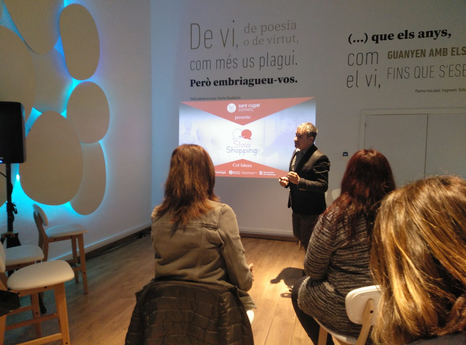 Presentació de la campanya de Sant Cugat Comerç, Slow Shopping. FOTO: Ferran Mitjà