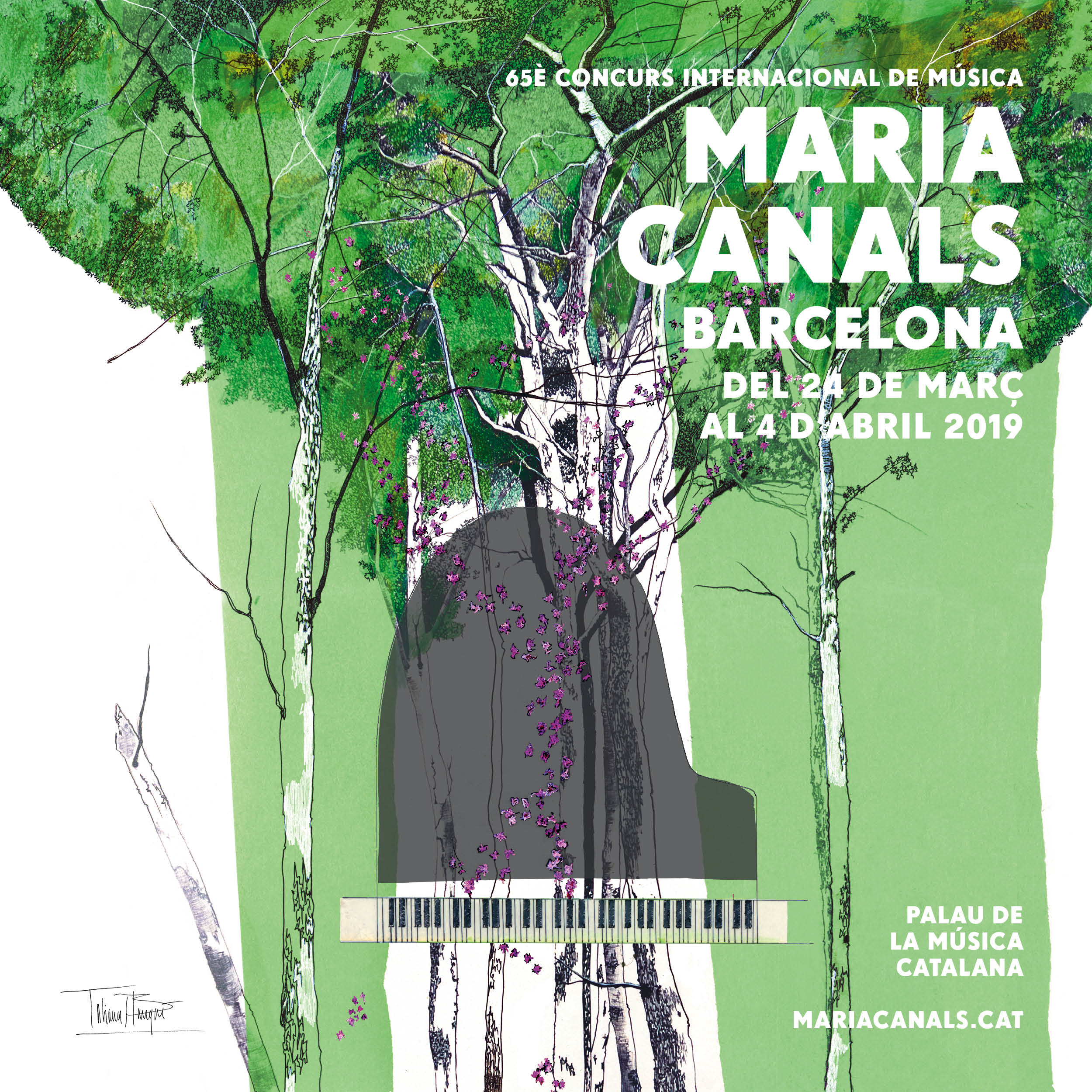 Cartell de Concurs Maria Canals. 