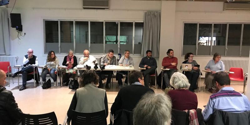 Moment de la celebració del Consell de Barri. FOTO: C.Caballé