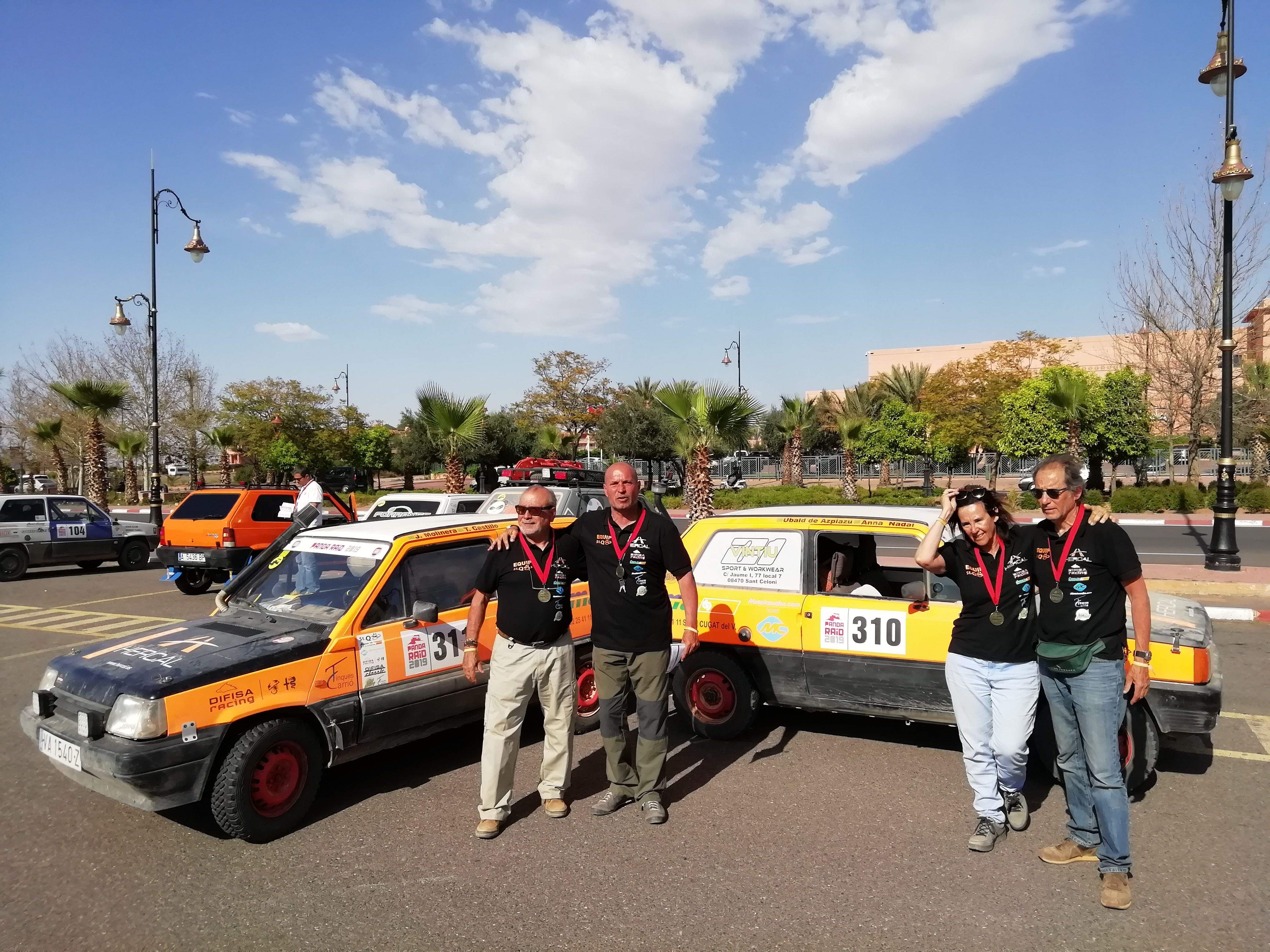Els participants de l'equip santcugatenc han participat en la prova més dura des que corren la cursa. FOTO: cedida