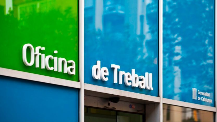 Oficina de Treball del Servei d'Ocupació de Catalunya. FOTO: Cedida