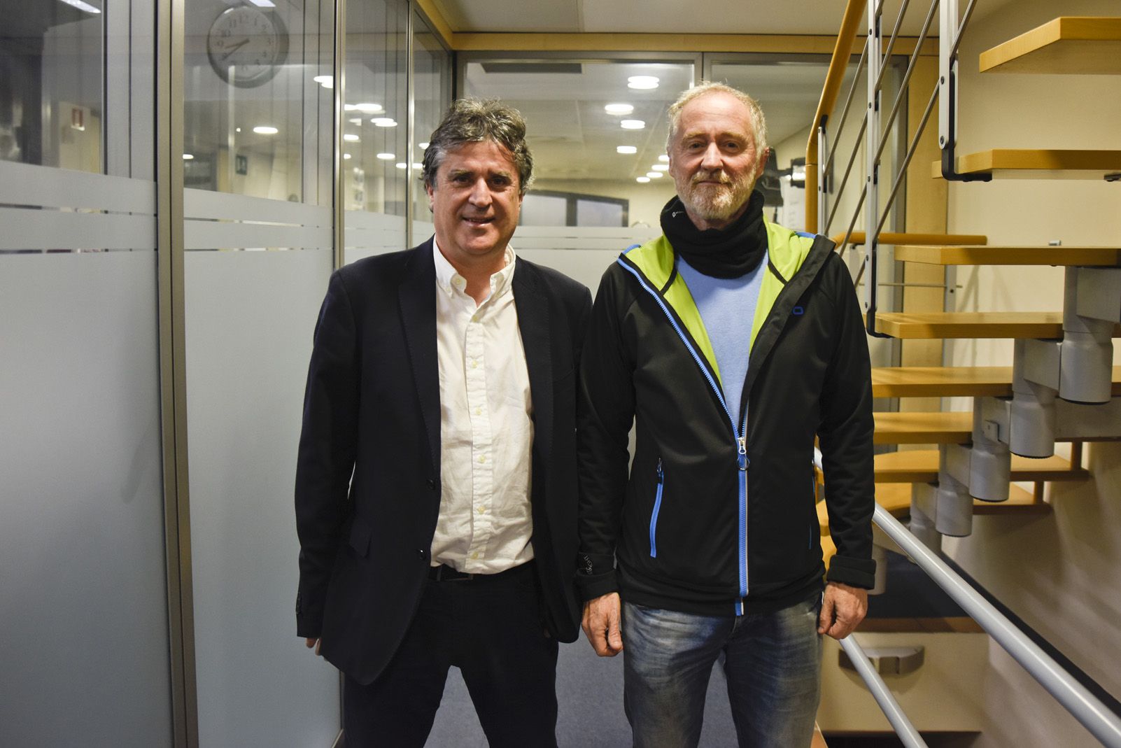 Wolfgang Lepp i Joan Alba, membres d'Els Escarabats. FOTO: Bernat Millet