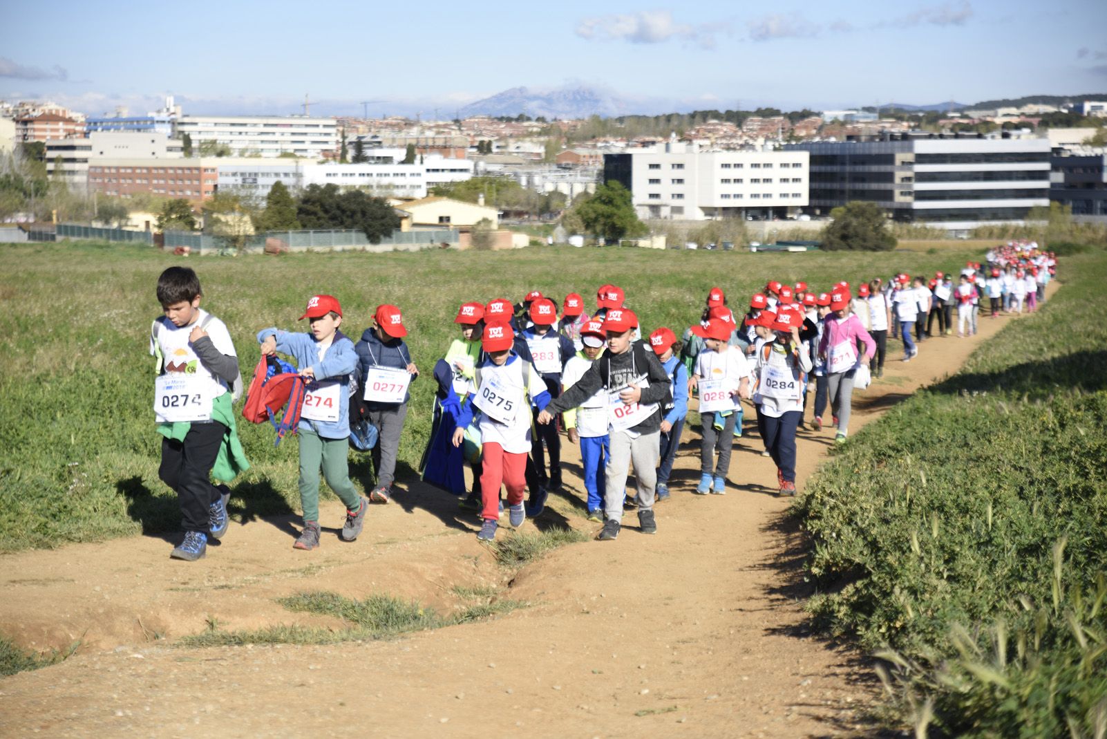 Una edició passada de laMarxa Infantil de Sant Cugat. Foto: Bernat Millet.