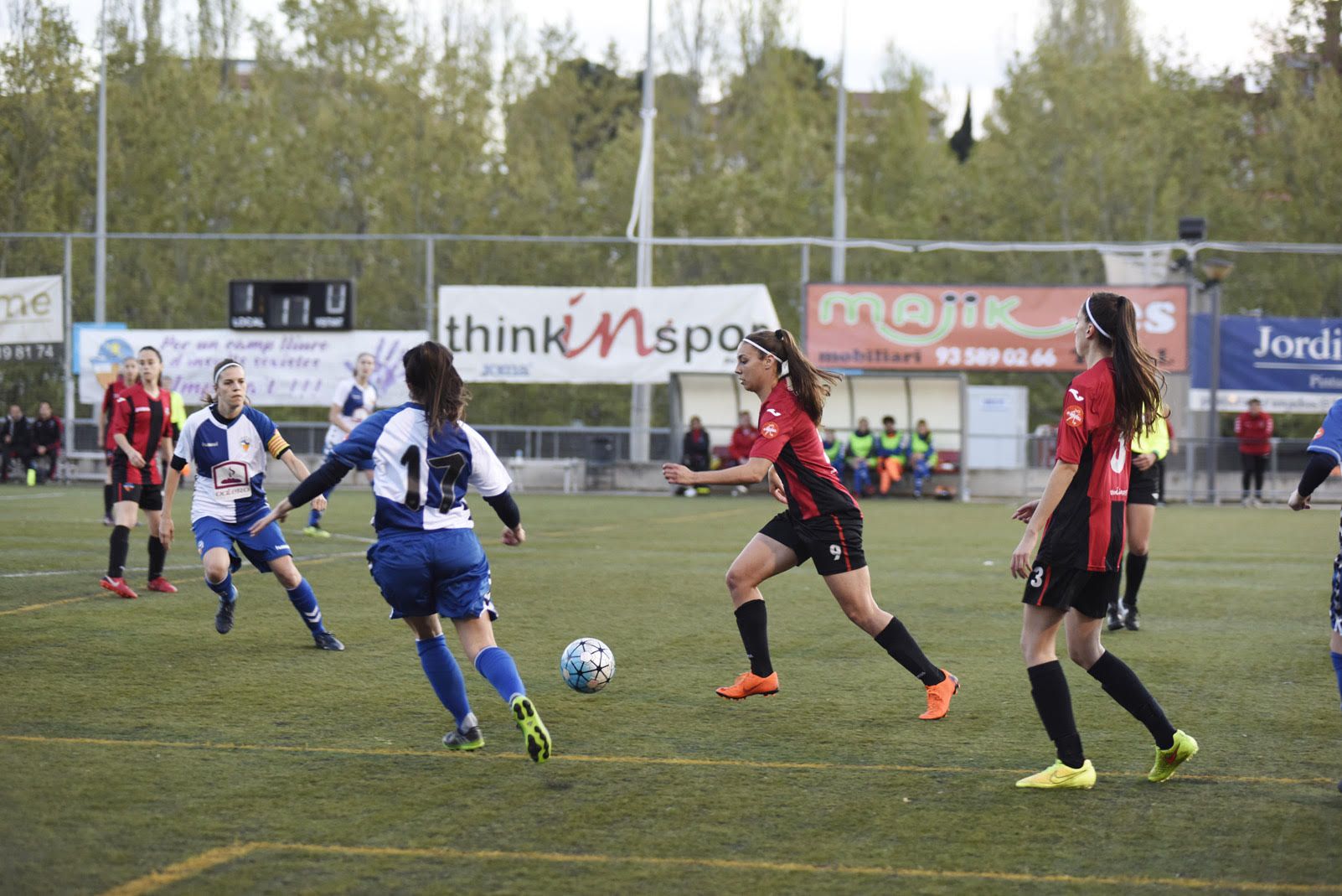 Lídia Rubio, quan defensava la samerreta del Sant Cugat FC. FOTO: Marta del Moral