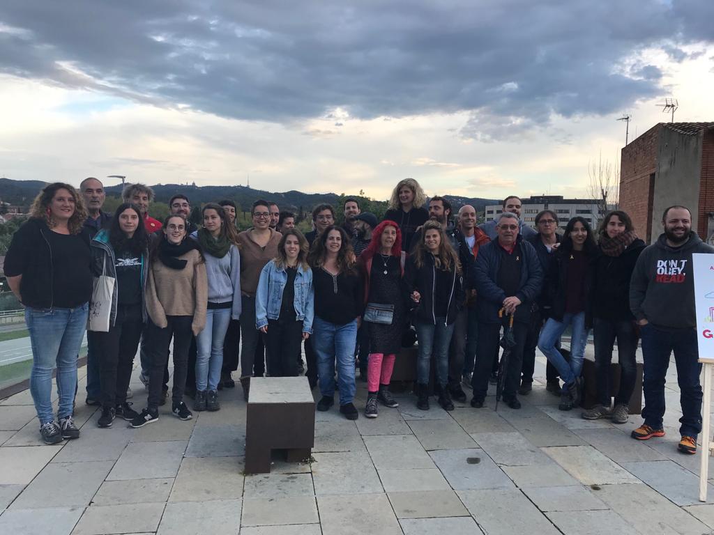 La llista amb la qual la CUP-PC concorre a les eleccions municipals del 2019 a Sant Cugat. FOTO: C.Caballé