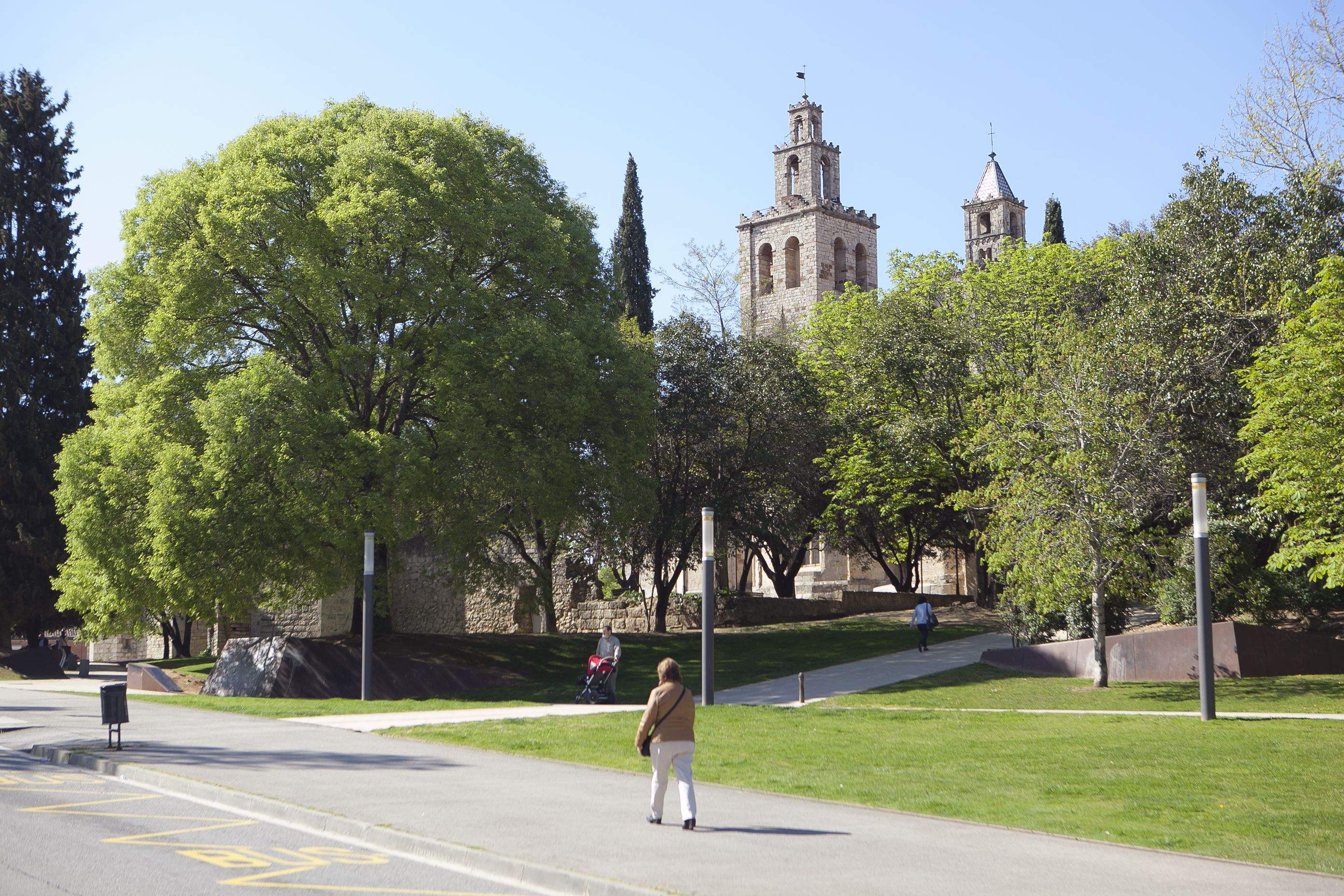 El bon temps s'apodera del cap de setmana a Sant Cugat. FOTO: Artur Ribera