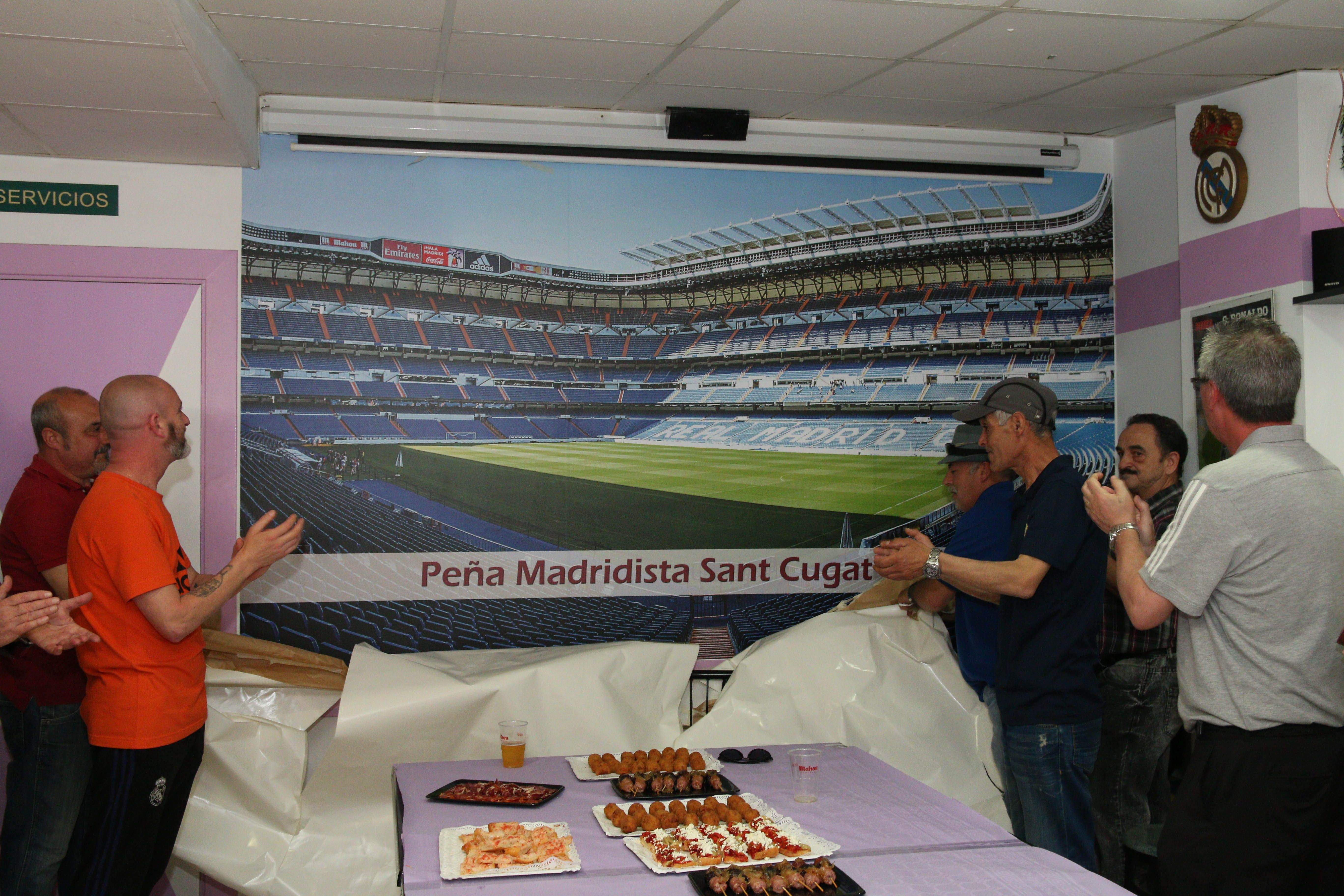 Celebració al 2018 del 18è aniversari de la Penya Madridista de Sant Cugat. FOTO: Lali Álvarez