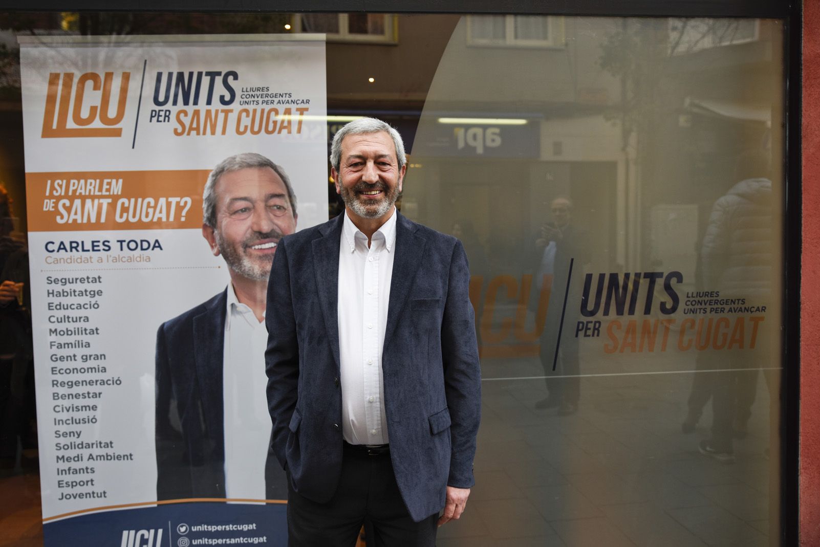 El candidat Carles Toda FOTO: Bernat Millet 