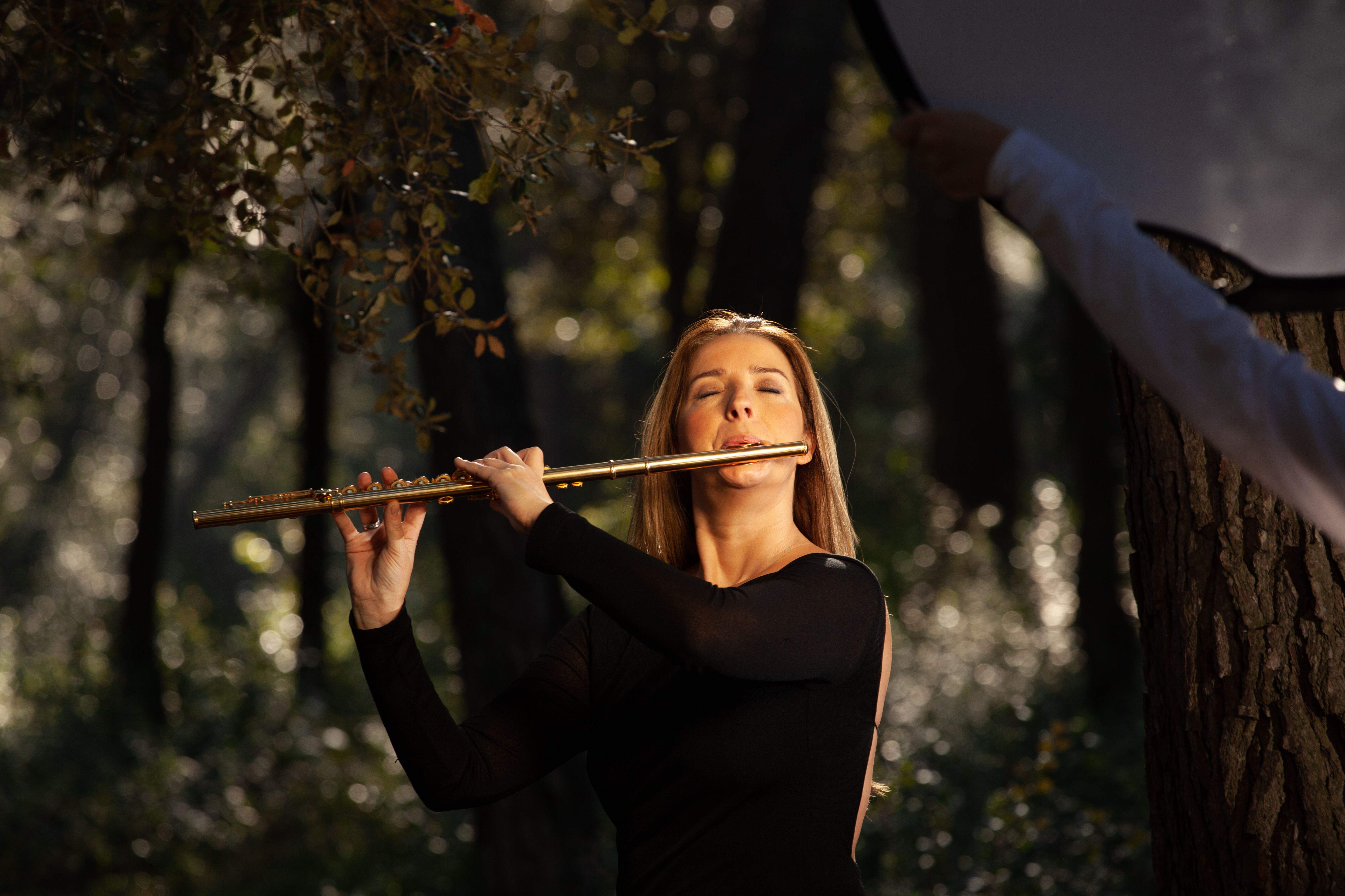 La flautista santcugatenca Patricia de No. FOTO: Cedida