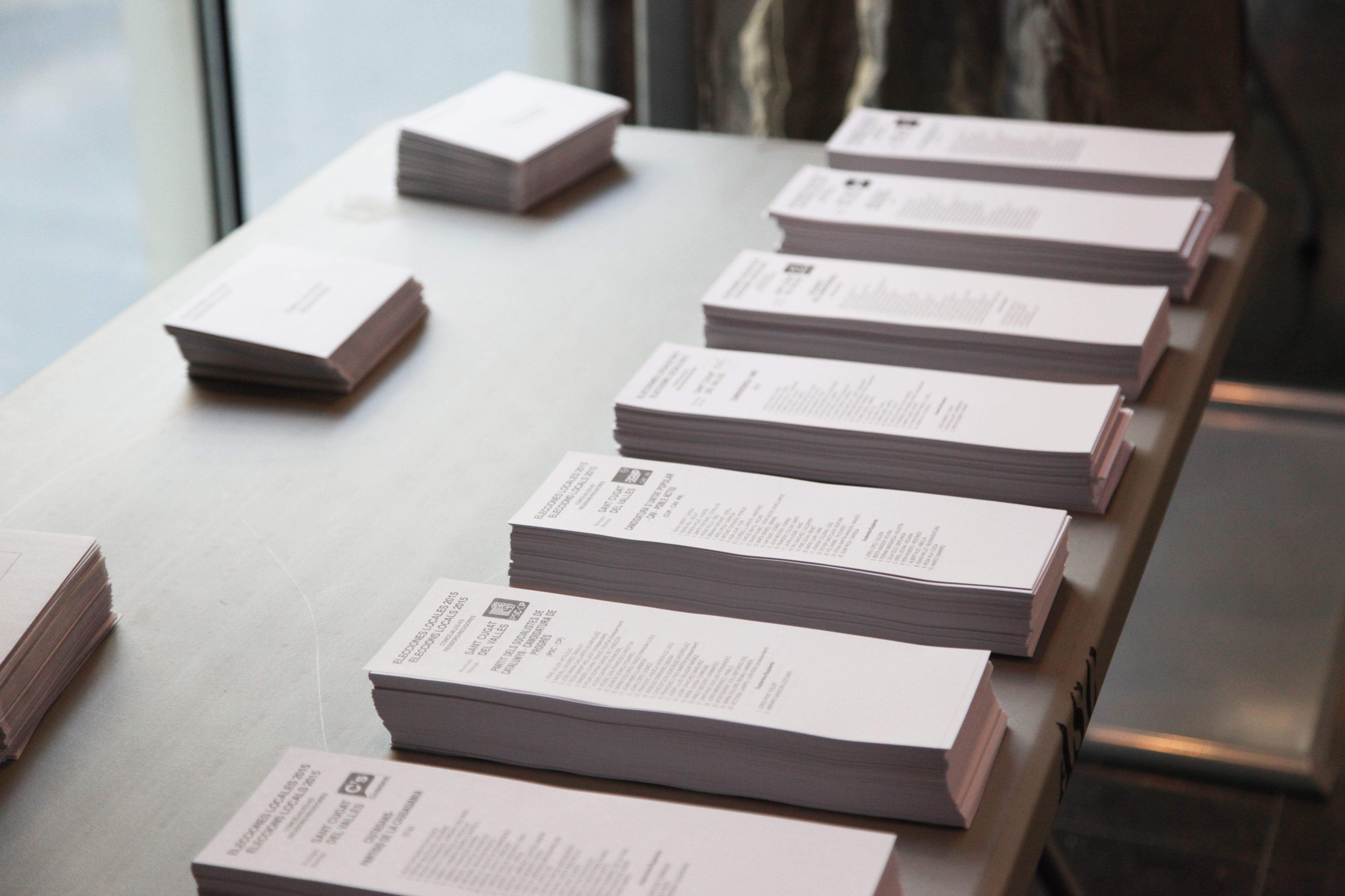 Imatge de les eleccions municipals del 2015. FOTO: Lali Puig