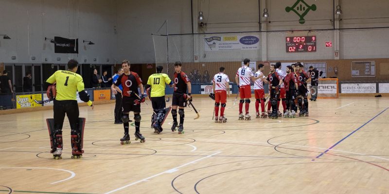 Partit de lliga, hockey sobre patins masculí: PHC Sant Cugat-CP Vic. FOTO: Ale Gómez
