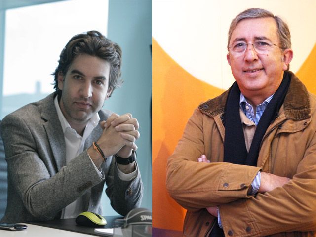 Xavier Tizón i Jorge Carreras, dos dels candidats del PP a les eleccions per Sant Cugat FOTO: Artur Ribera