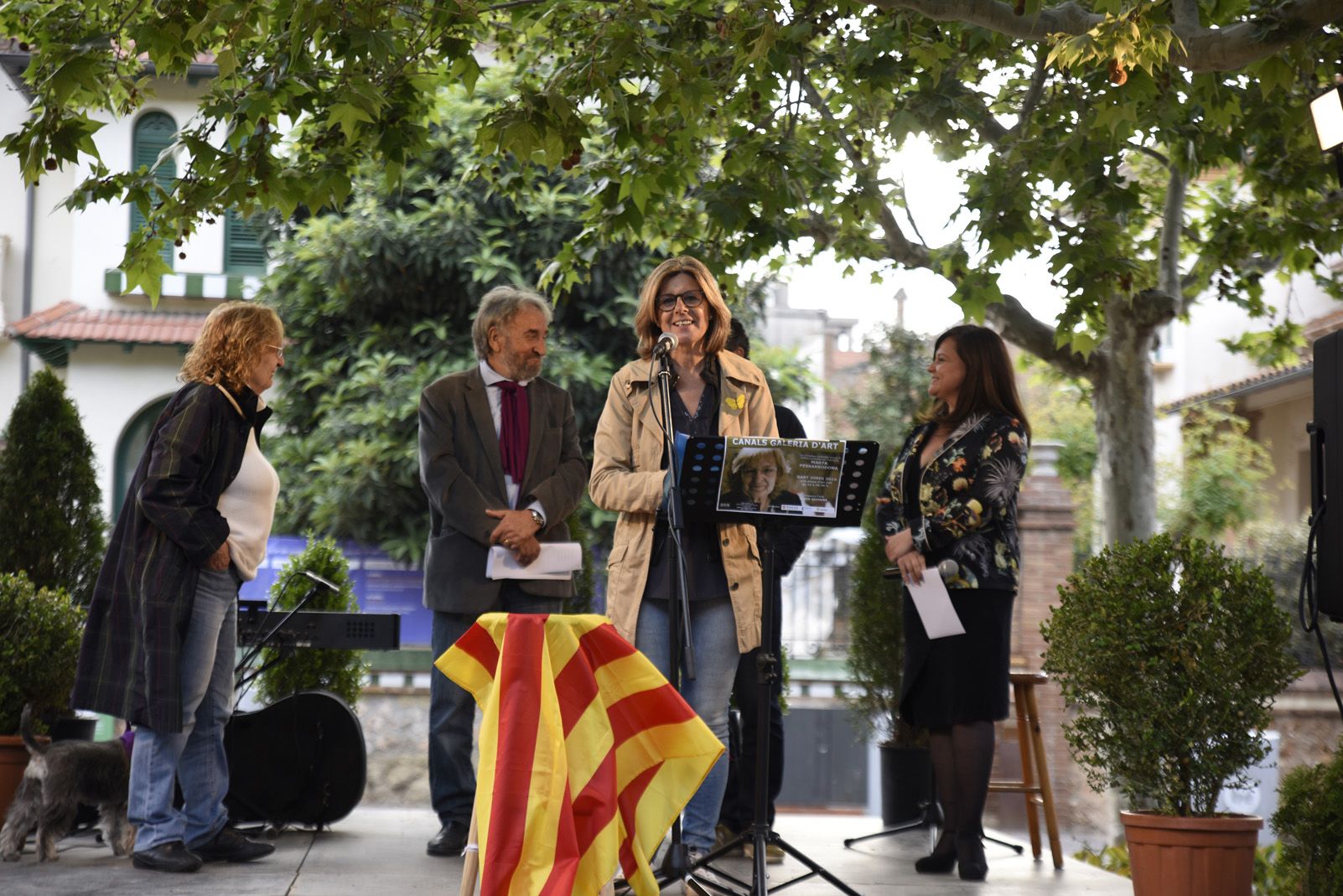 Recital d'homenatge a Marta Pessarrodona. Foto: Bernat Millet.